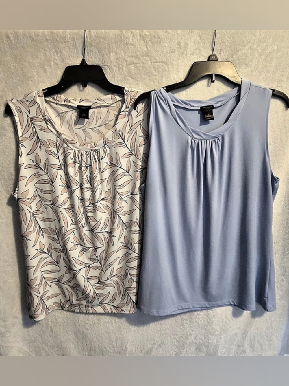 Ann Taylor Factory Sleeveless Tops in Blue Size XL